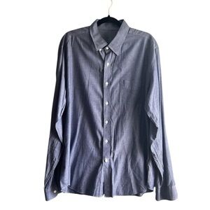 J. Crew Lightweight Blue Chambray Button Down Dress Shirt - XL